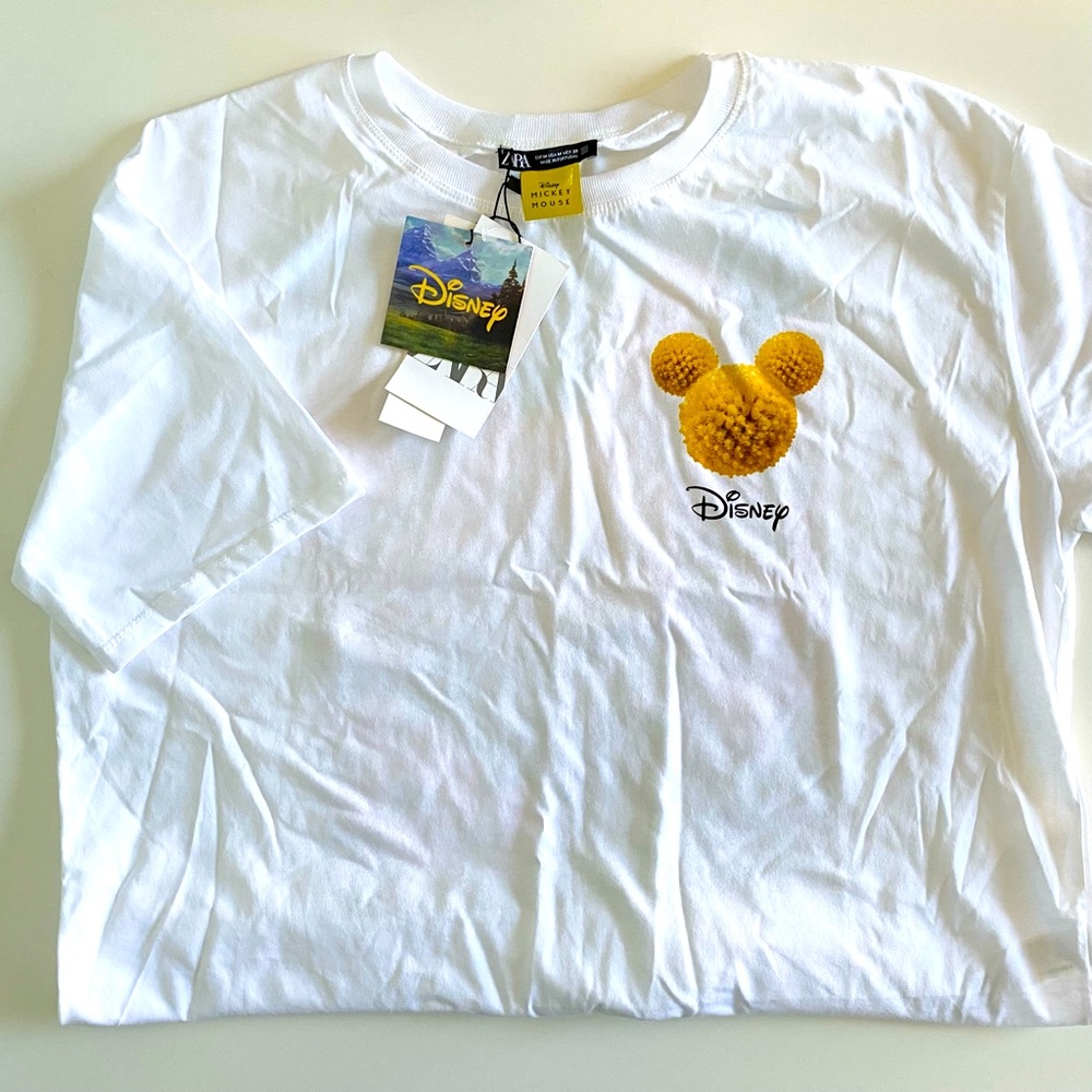 Zara Disney collaboration with Mickey flower print